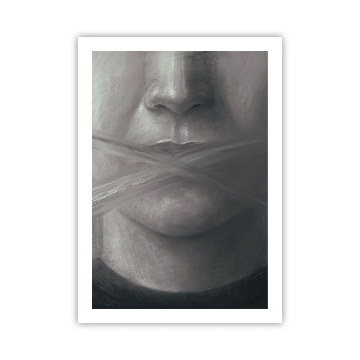 Plakat - Ikke et ord - 50x70 cm