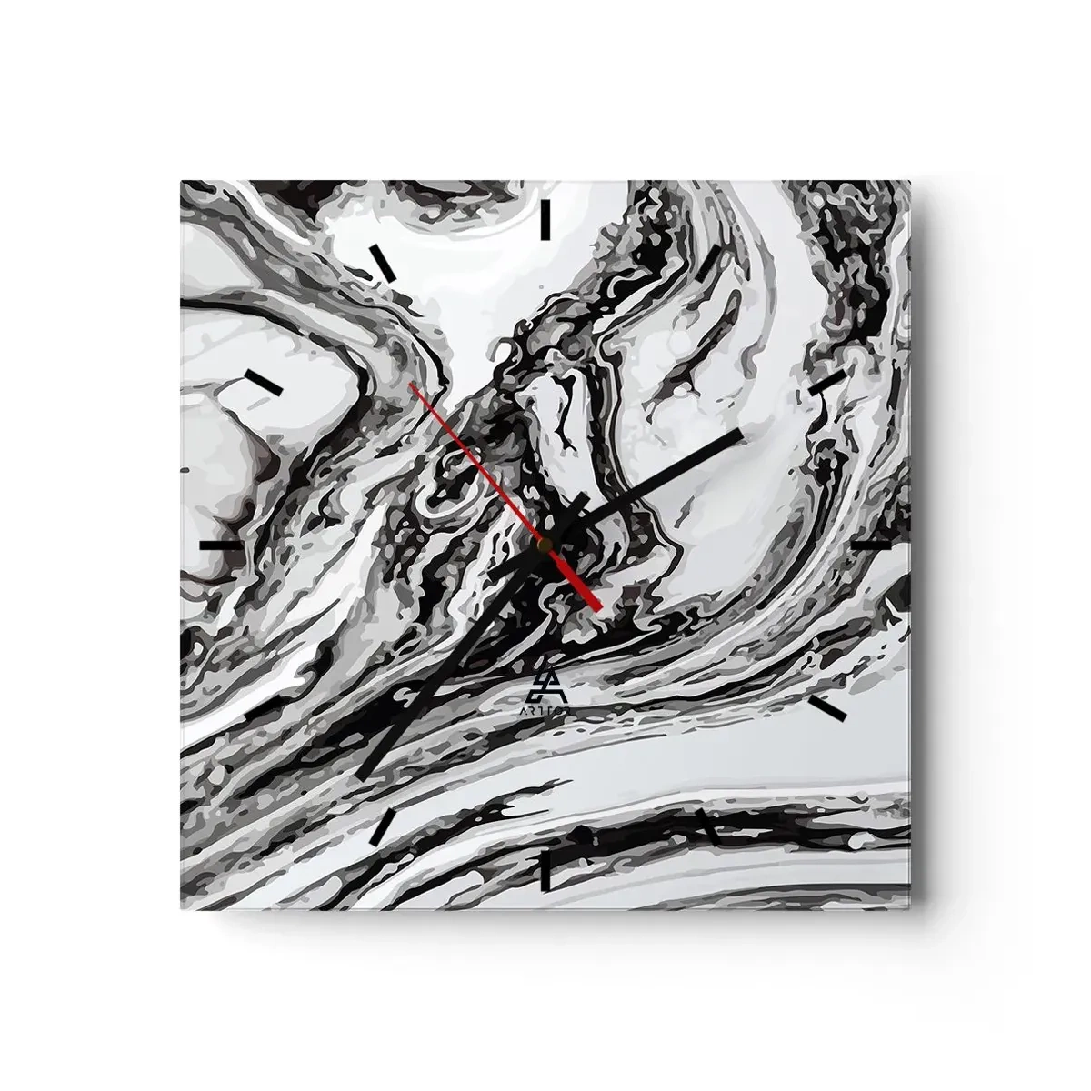 Vægur, Uret - I begyndelsen var det kaos - 30x30 cm