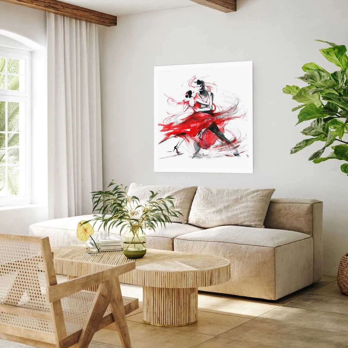 Plakat - Tango - passionens rytme - 30x30 cm