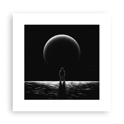 Plakat - Ansigt til ansigt - 30x30 cm