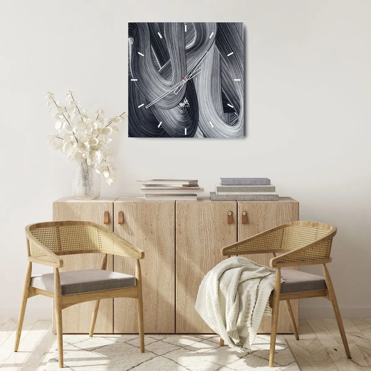 Vægur, Uret - Virkelighedens flygtighed - 40x40 cm