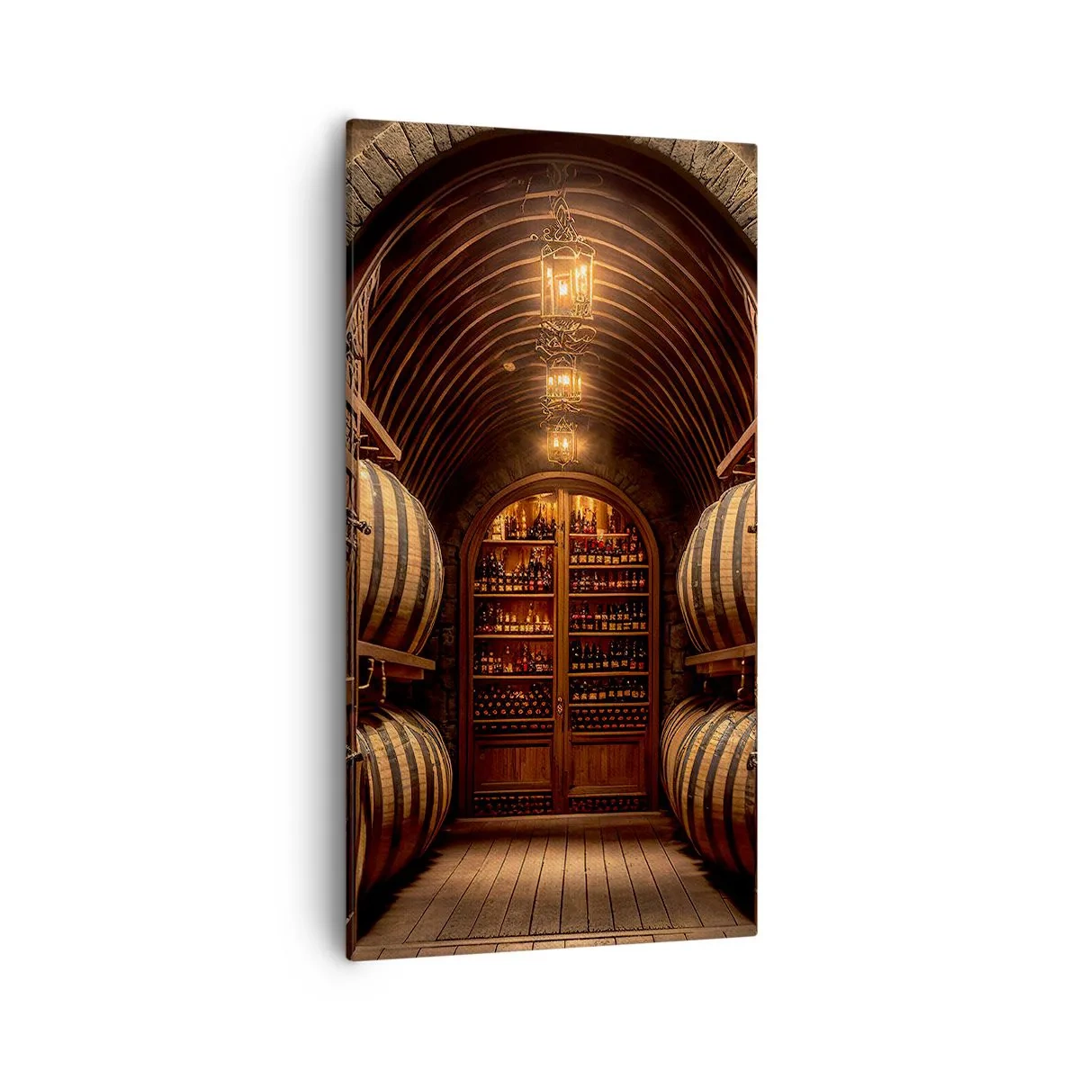 Lærredstryk - Billede på lærred - Atmosfærisk kælder - 55x100 cm