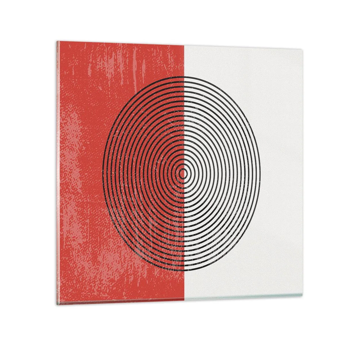 Billede på glas - Lige til sagen - 60x60 cm