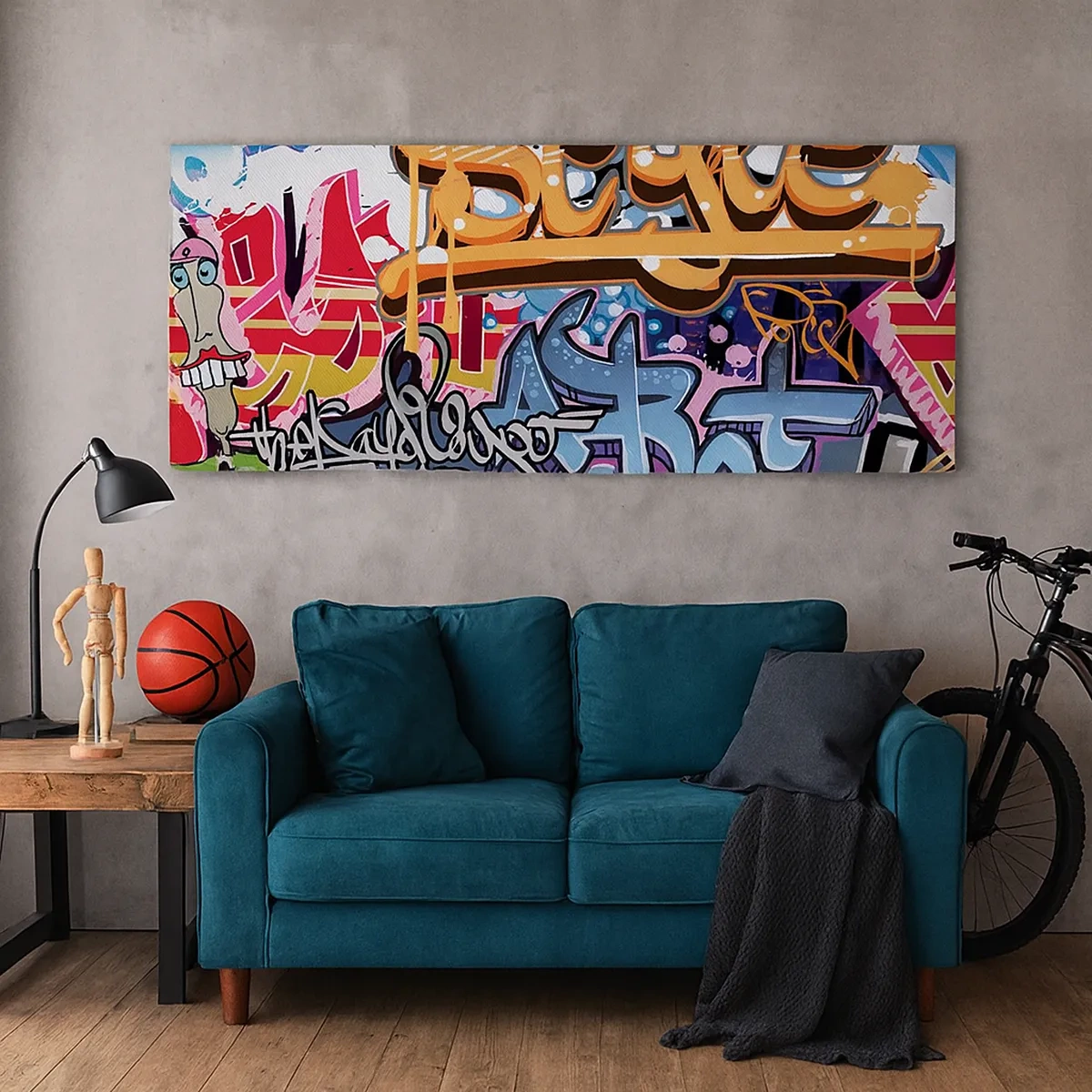 Lærredstryk - Billede på lærred - Vægmalerier, vægmalerier, vægmalerier.... - 30x30 cm