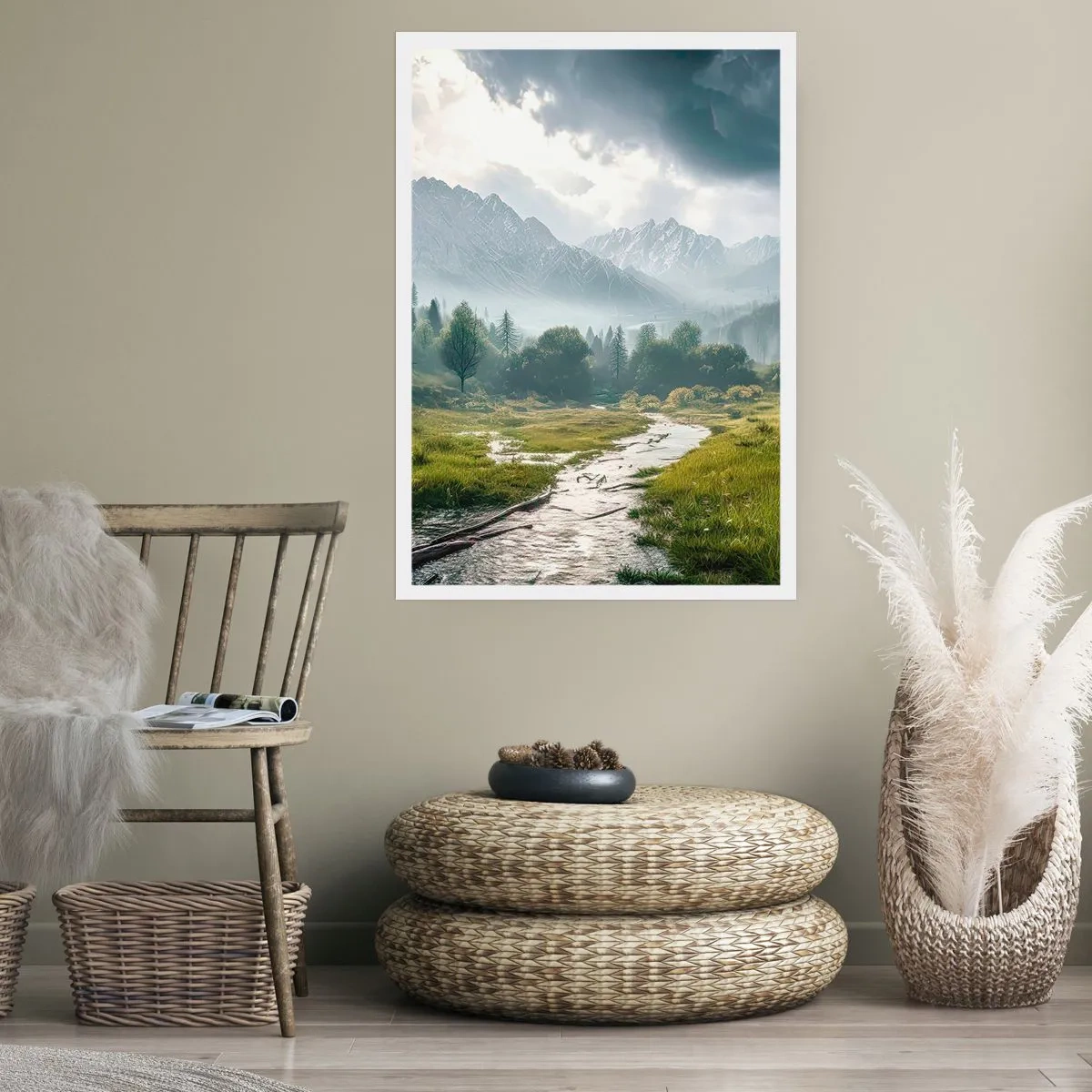 Plakat - Der og tilbage - 30x40 cm