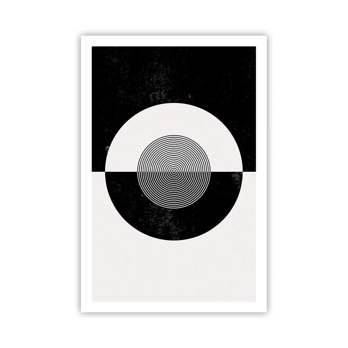 Plakat - Harmoni i sort og hvidt - 61x91 cm