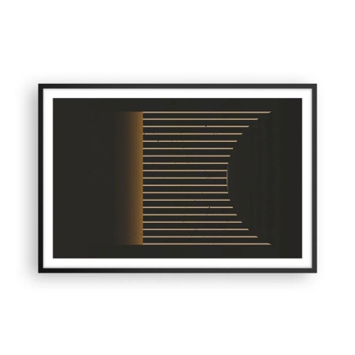 Plakat i sort ramme - Udforsk mørket - 91x61 cm