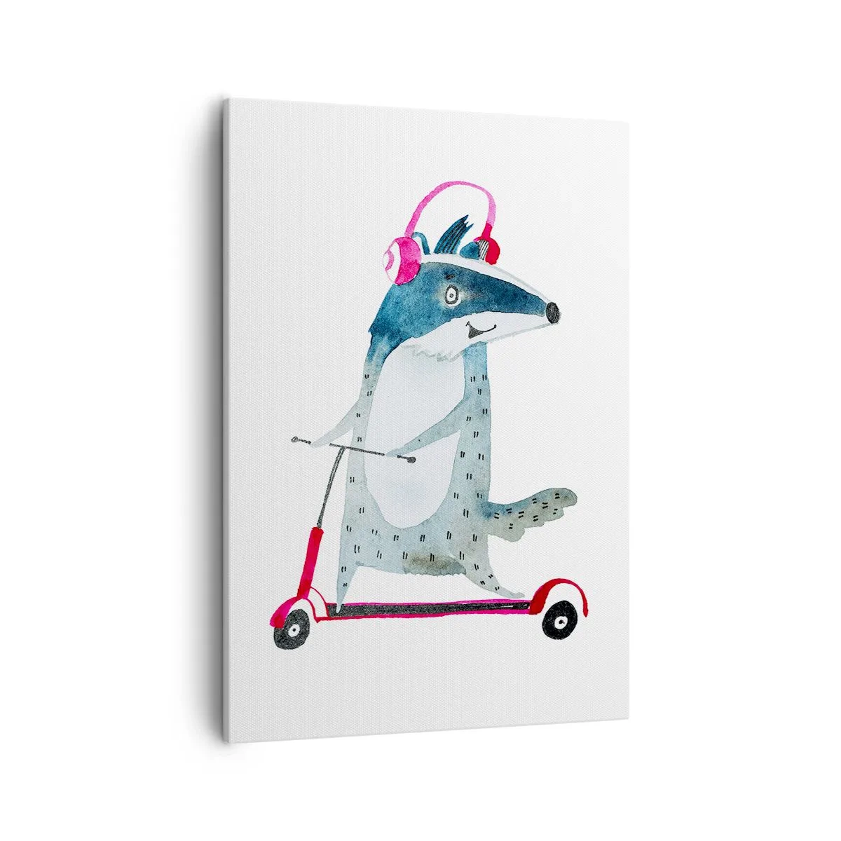 Lærredstryk - Billede på lærred - Grævlingens glæder - 50x70 cm