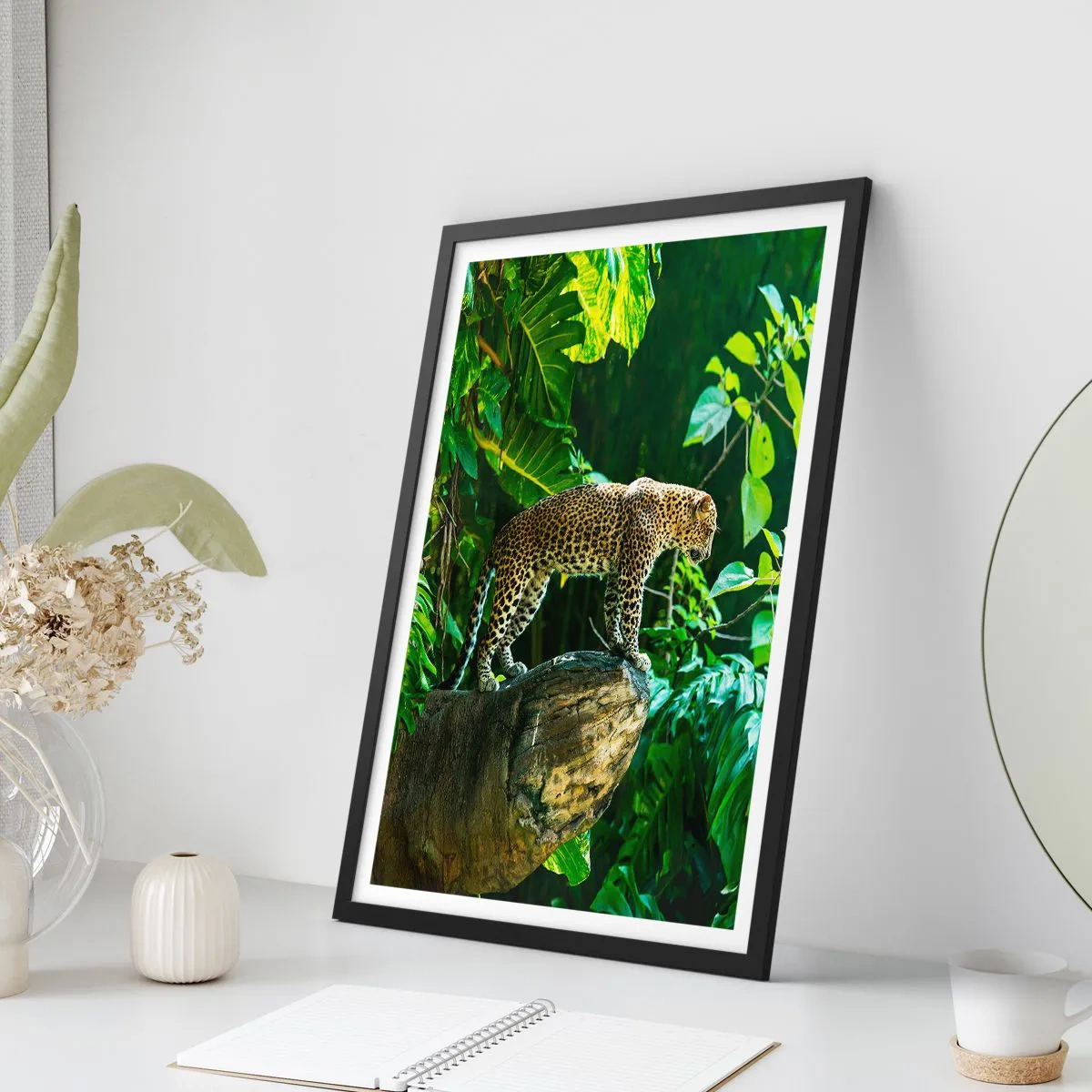 Plakat i sort ramme - Til jagt? - 40x50 cm
