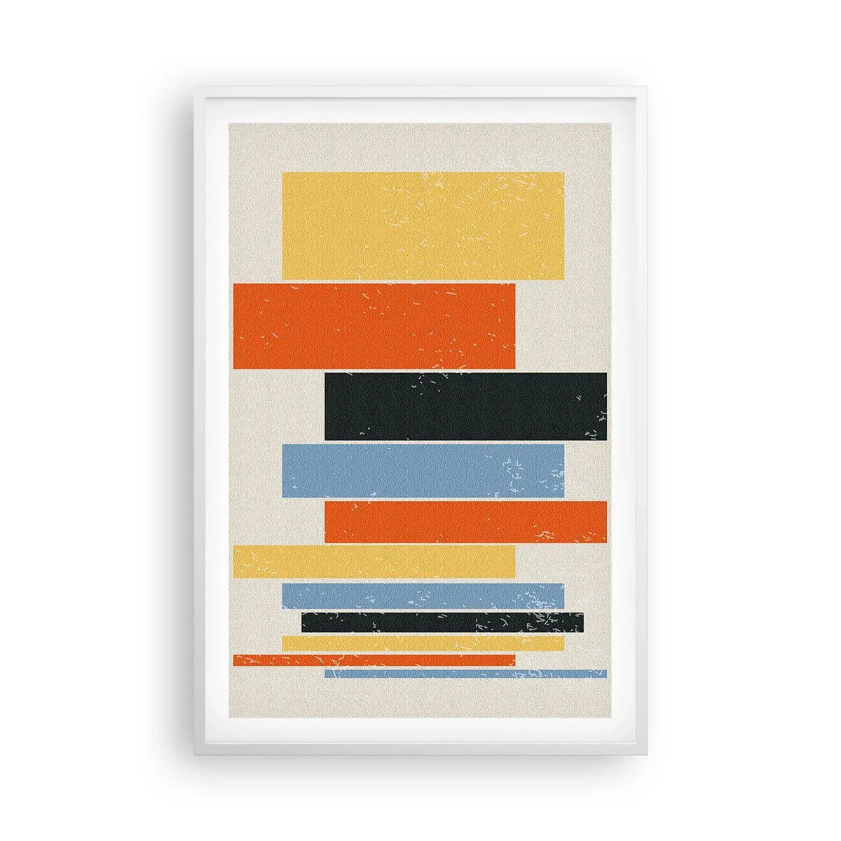 Plakat i hvid ramme - Optagelse af musik - 61x91 cm