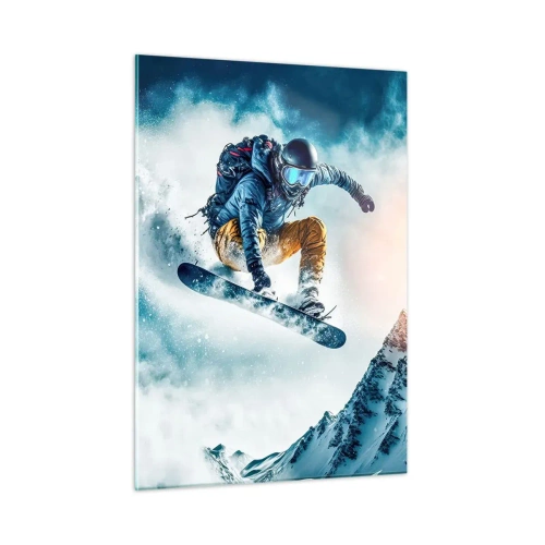 Billede på glas - Ekstreme følelser - 50x70 cm