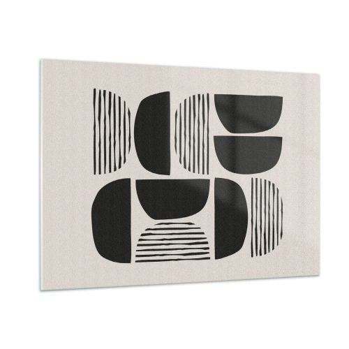 Billede på glas - Halvhjertede arrangementer - 100x70 cm