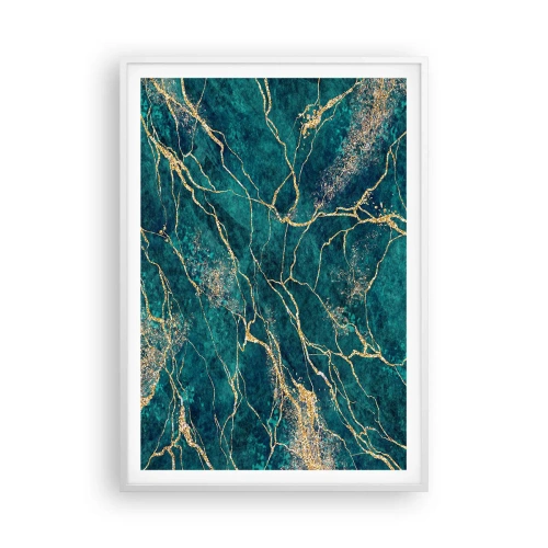 Plakat i hvid ramme - Guldåre - 70x100 cm