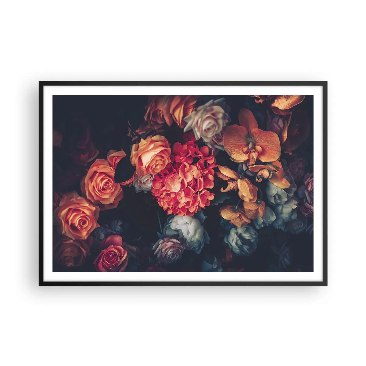 Plakat i sort ramme - Ligesom de hollandske mestre - 100x70 cm