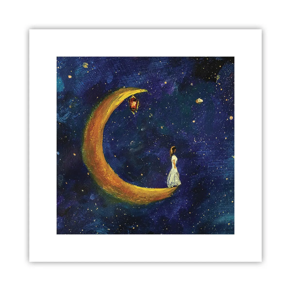 Plakat - Kald på verden - 30x30 cm