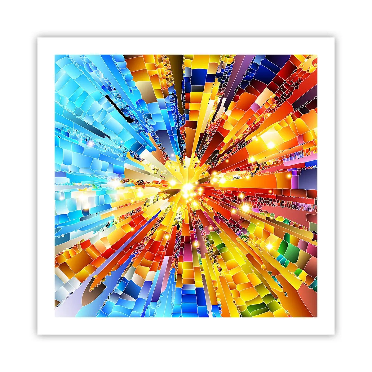 Plakat - In medias res - 60x60 cm