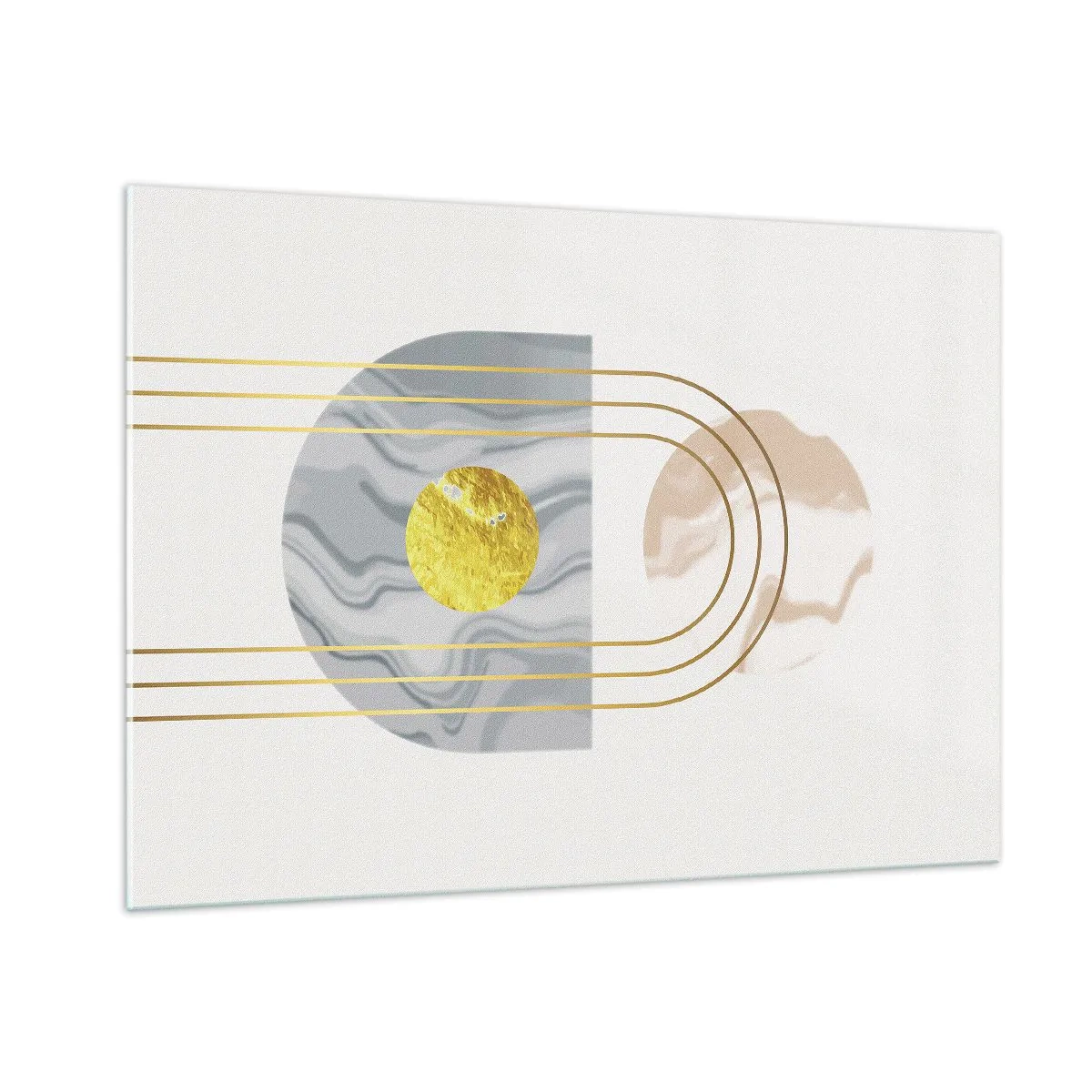 Billede på glas - Lysstyrke og udstråling - 100x70 cm