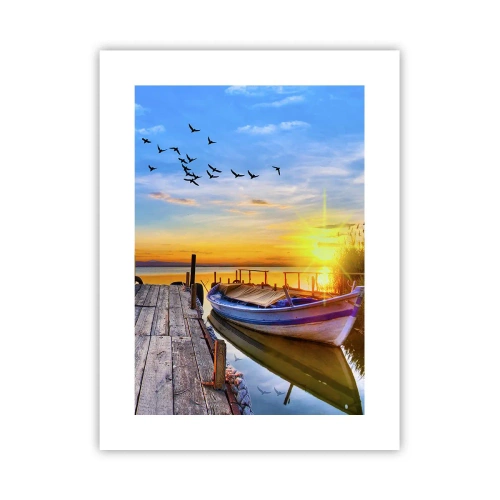 Plakat - Farvel, indtil i morgen - 30x40 cm