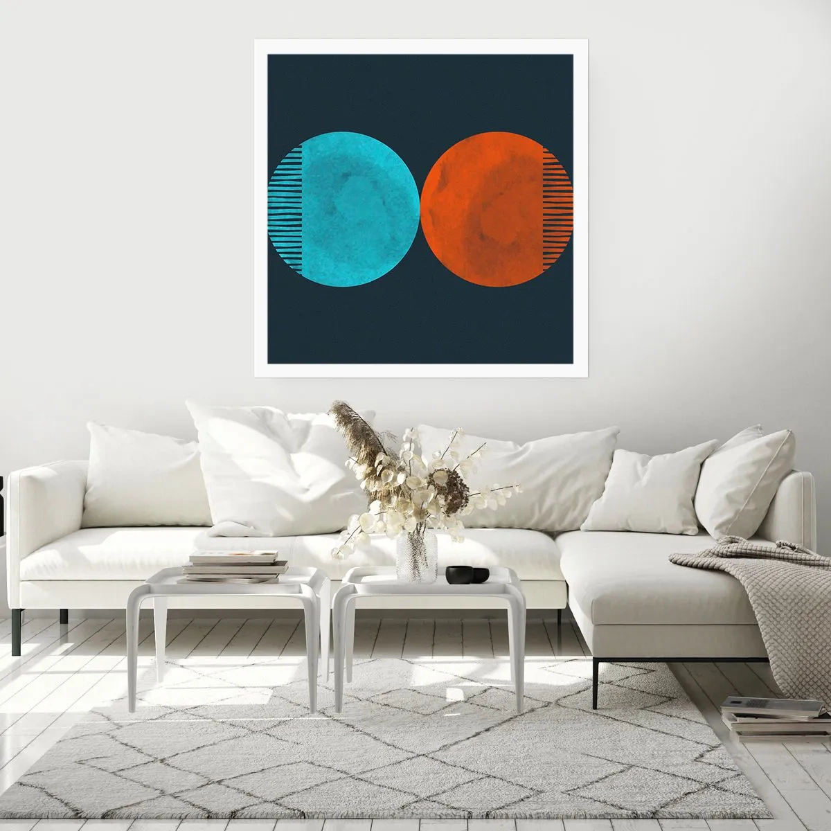 Plakat - Kun geometri? - 50x50 cm