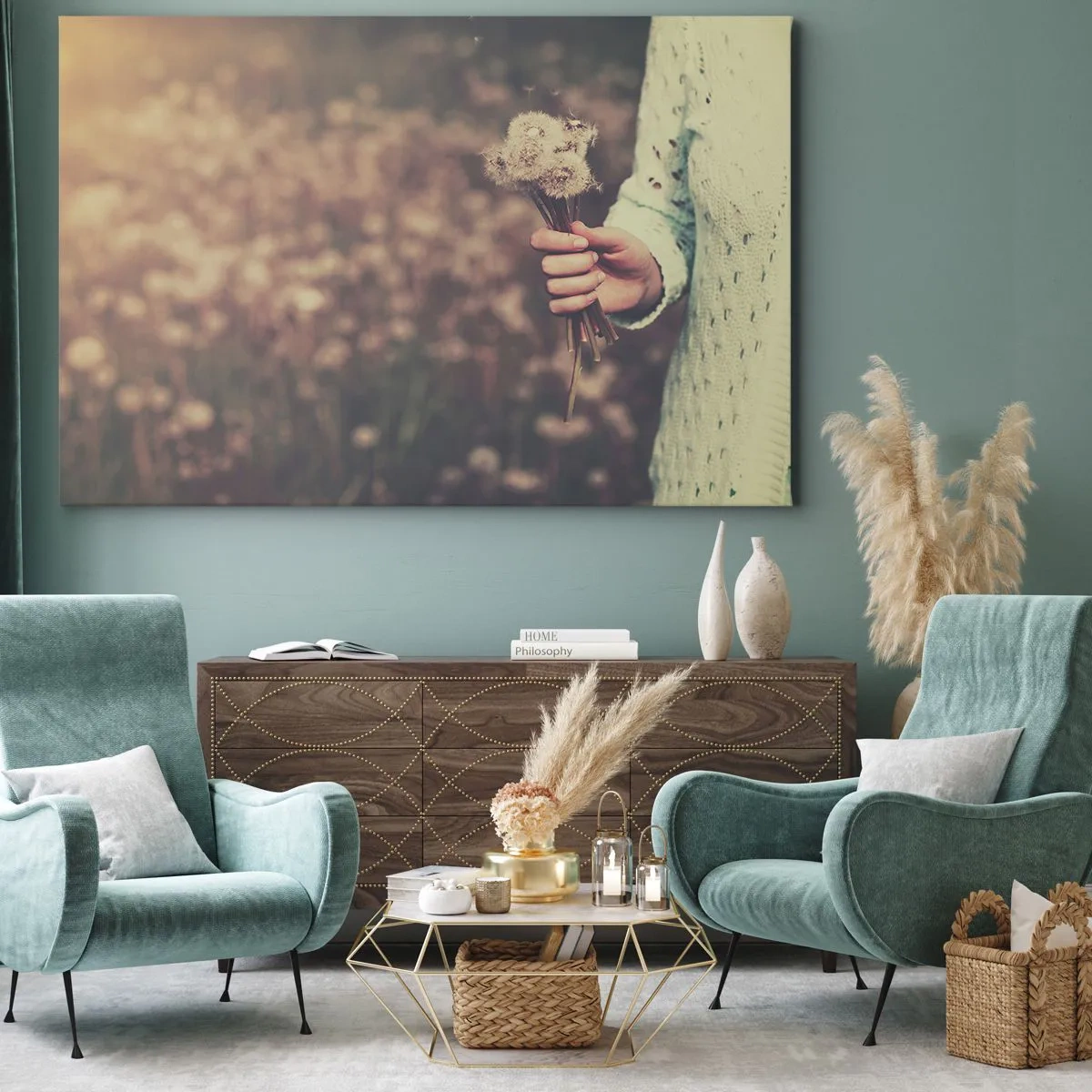 Lærredstryk - Billede på lærred - Behold dem, venligst - 120x80 cm