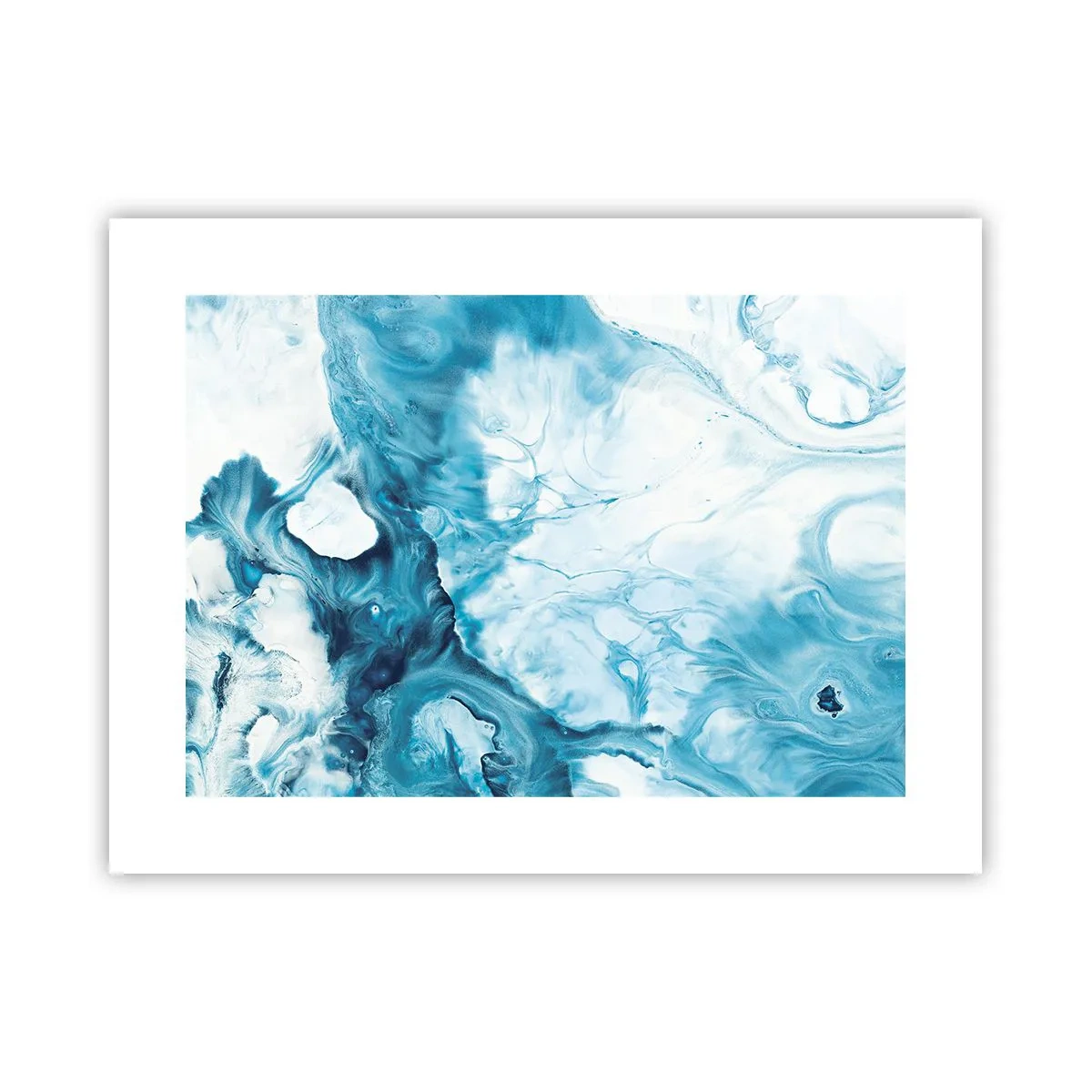 Plakat - Blå koncert - 40x30 cm