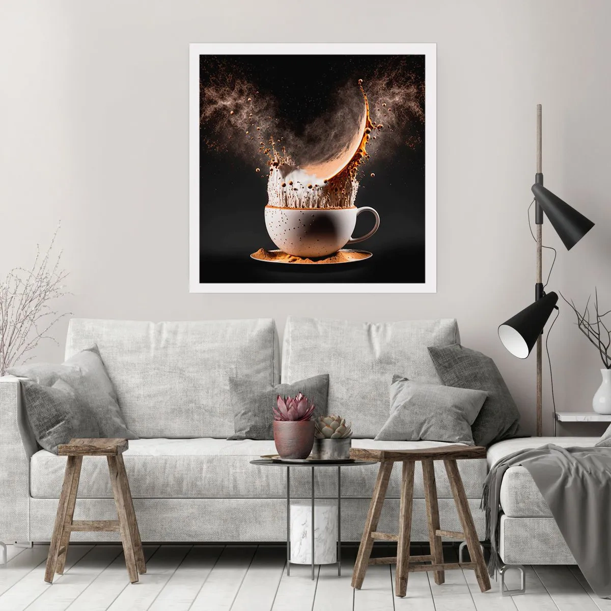 Plakat - En eksplosion af smag - 40x40 cm