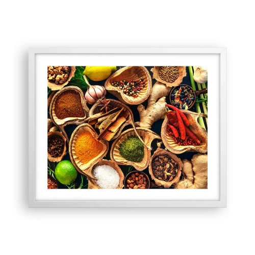 Plakat i hvid ramme - Tag, hvad du vil have - 50x40 cm