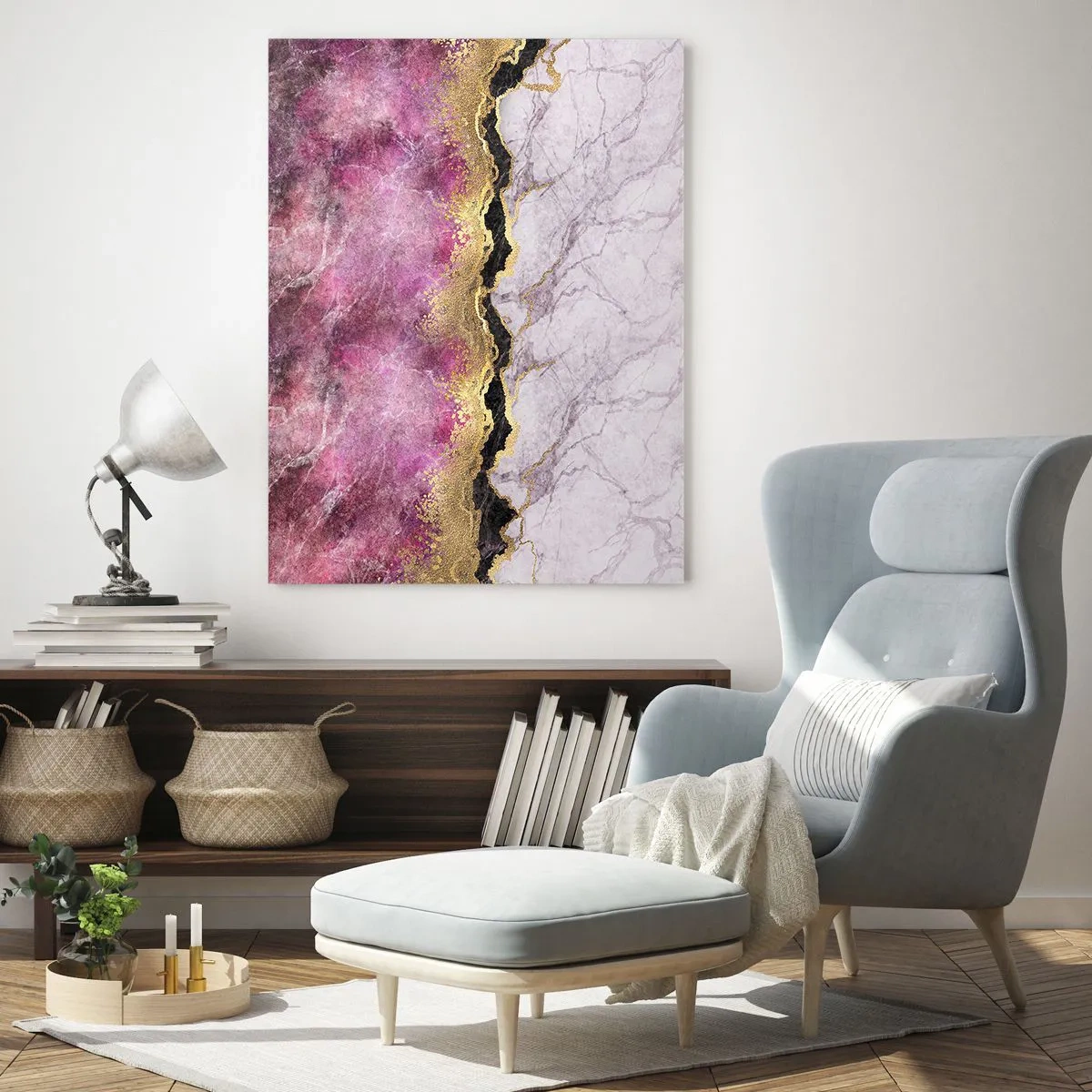 Billede på glas - På grænsen - 50x70 cm