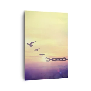 Lærredstryk - Billede på lærred - Sejr for frihed - 70x100 cm