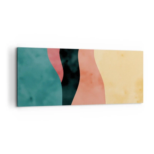 Lærredstryk - Billede på lærred - Kompatibel manglende overholdelse - 100x40 cm