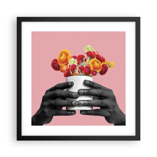 Plakat i sort ramme - Livets apotheose - 40x40 cm