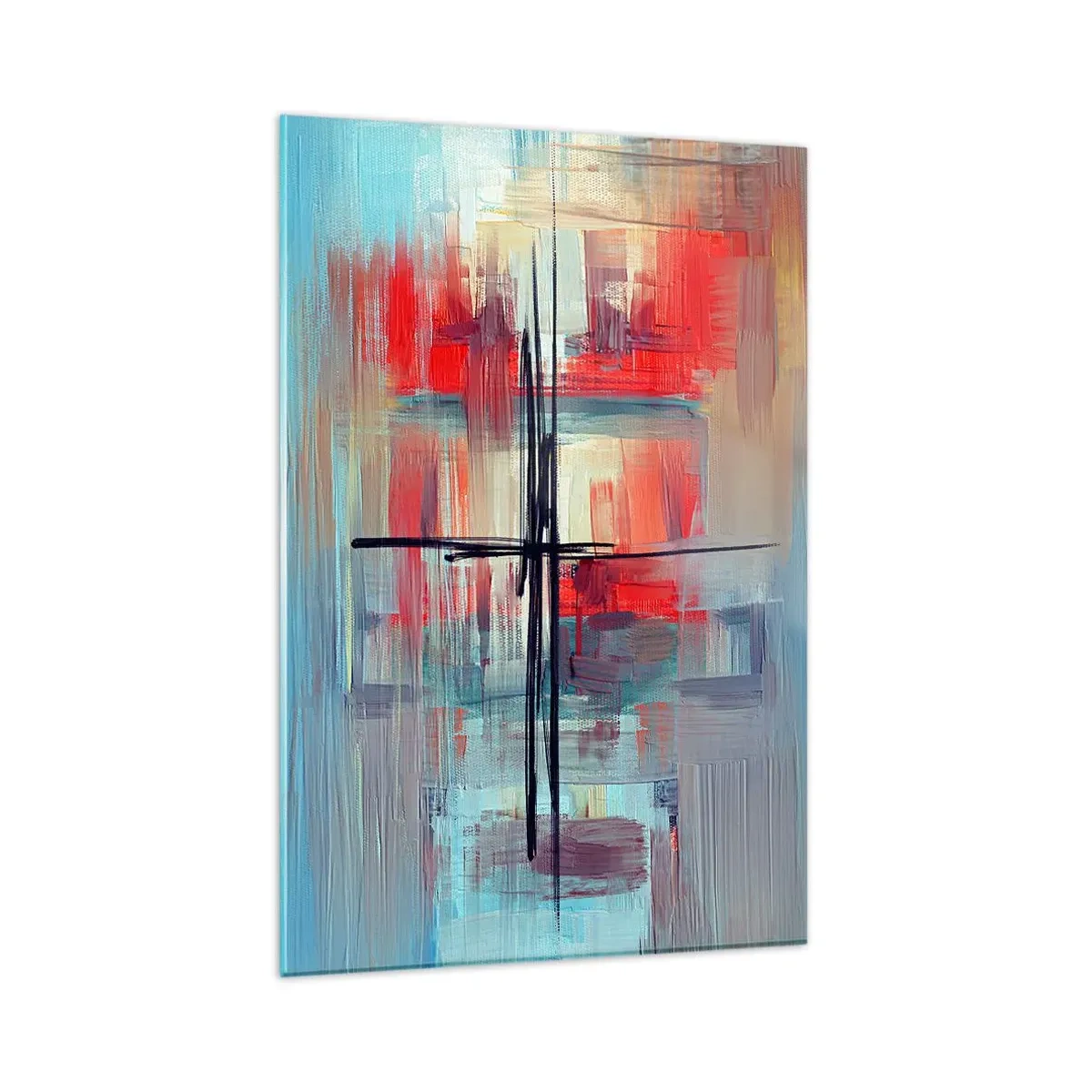 Billede på glas - Landskab i en ukendt dimension - 80x120 cm