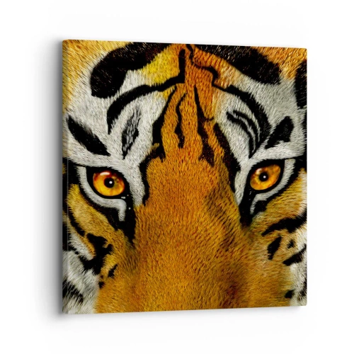 Lærredstryk - Billede på lærred - Truende og smuk - 30x30 cm