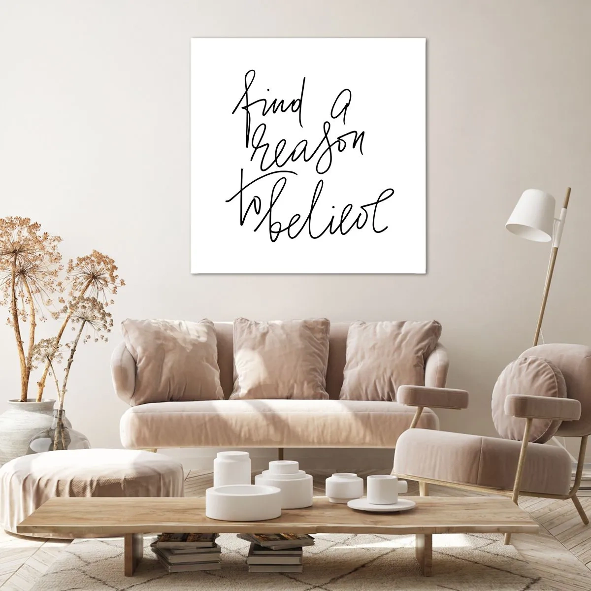 Lærredstryk - Billede på lærred - Det er muligt - 60x60 cm