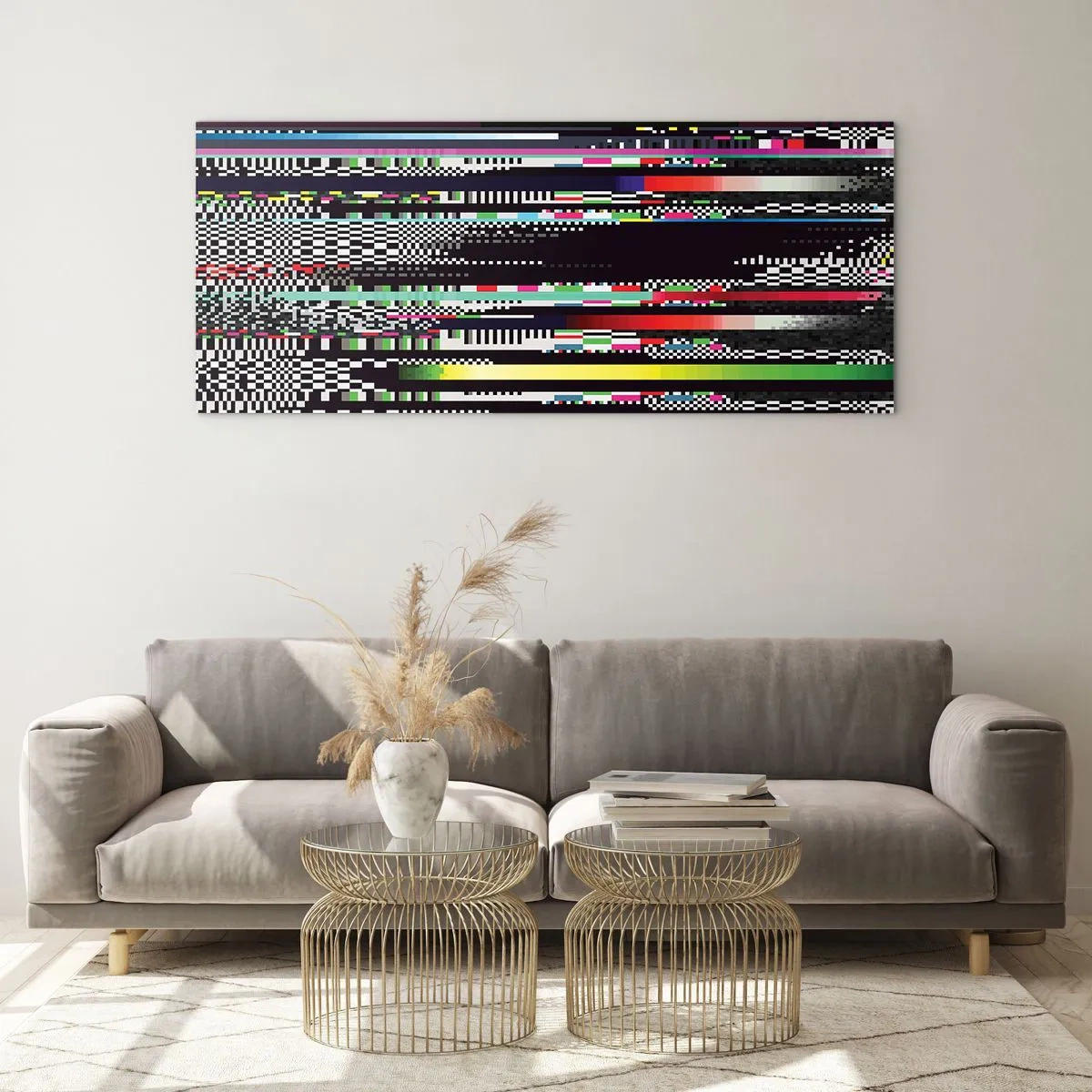 Billede på glas - Det kontrollerede billede af virkeligheden - 90x30 cm