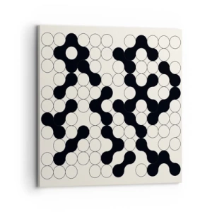 Lærredstryk - Billede på lærred - Kinesisk spil - variation - 70x70 cm