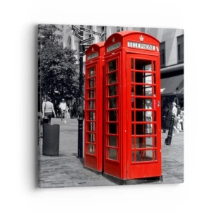 Lærredstryk - Billede på lærred - , - 40x40 cm