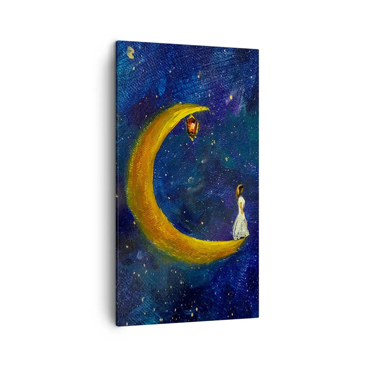 Lærredstryk - Billede på lærred - Kald på verden - 45x80 cm