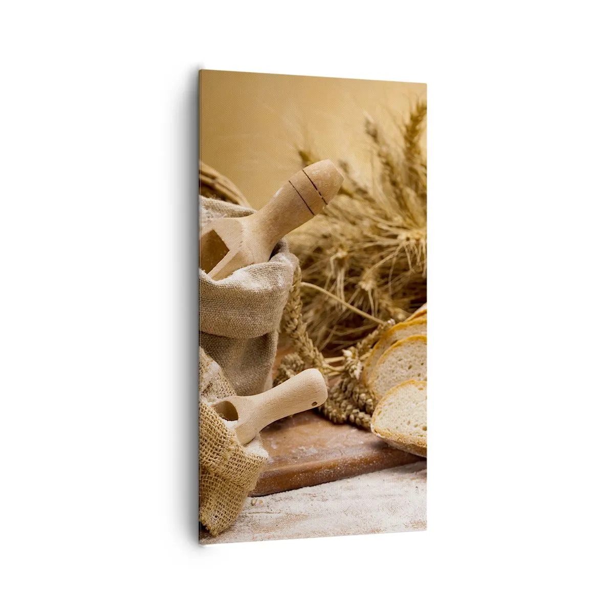 Lærredstryk - Billede på lærred - Som skåret en kniv - 65x120 cm