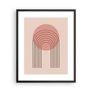 Plakat i sort ramme - Uimodståelig tiltrækningskraft - 40x50 cm