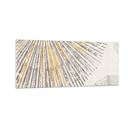 Billede på glas - Skønheden i en rokke - 100x40 cm