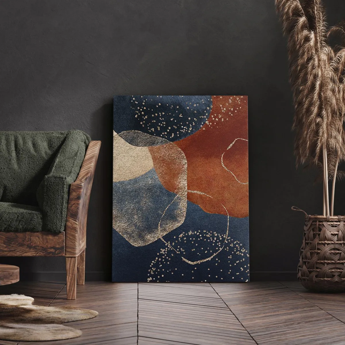 Lærredstryk - Billede på lærred - Lethed i tilværelsen - 65x120 cm