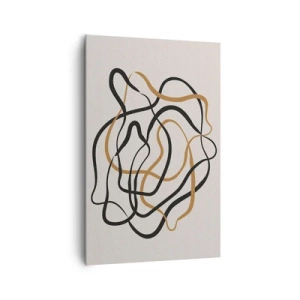 Lærredstryk - Billede på lærred - Alt er gået galt - 80x120 cm