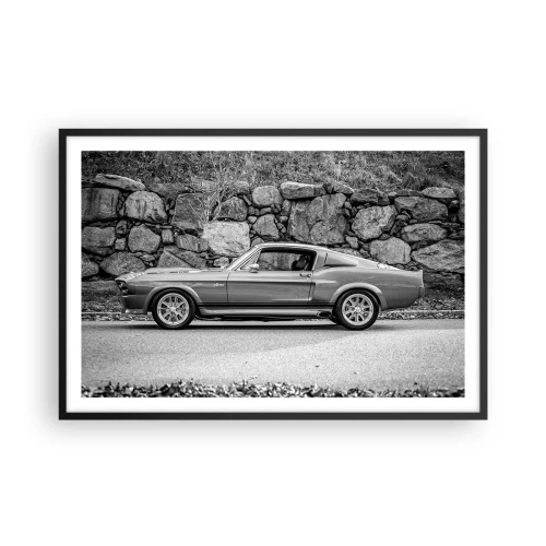 Plakat i sort ramme - En legende fra 1960'erne. - 91x61 cm