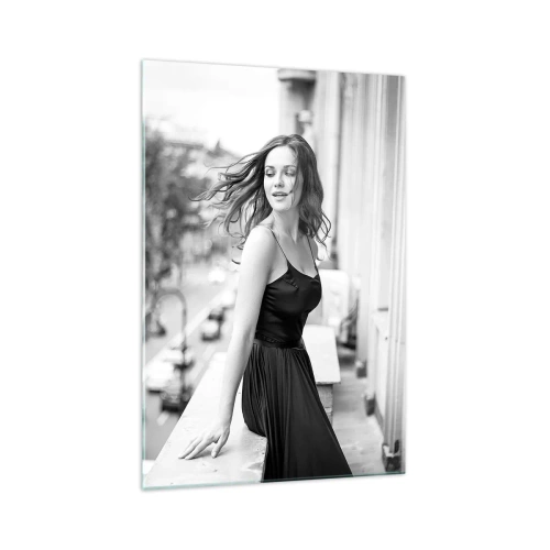 Billede på glas - Bestemt en pariser - 70x100 cm