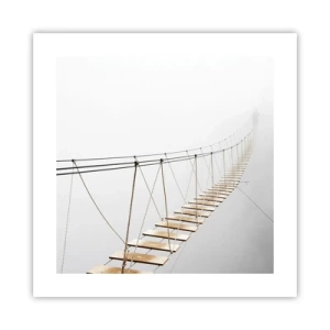 Plakat - Hvor vil det føre dig hen? - 40x40 cm