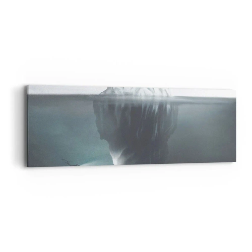 Lærredstryk - Billede på lærred - Undervands-mysterium - 90x30 cm