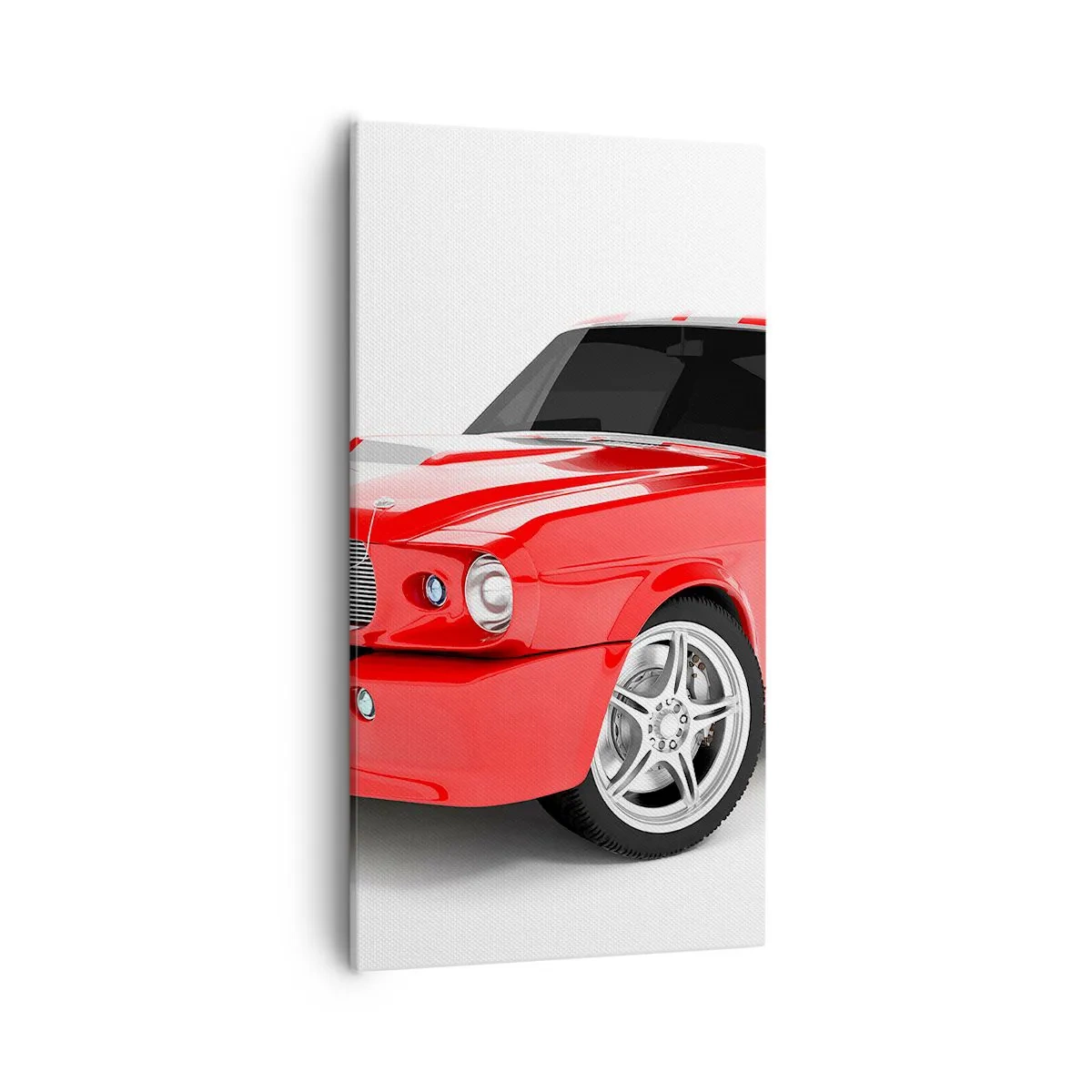 Lærredstryk - Billede på lærred - Mustang så hurtigt som vinden - 55x100 cm