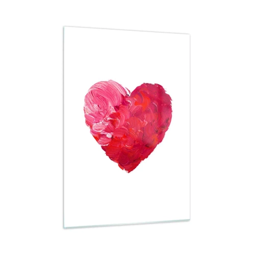 Billede på glas - All you need is love - 50x70 cm