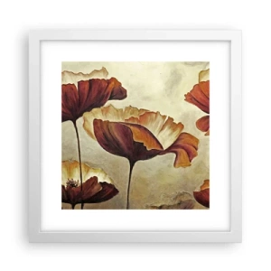 Plakat i hvid ramme - Marker - 30x30 cm